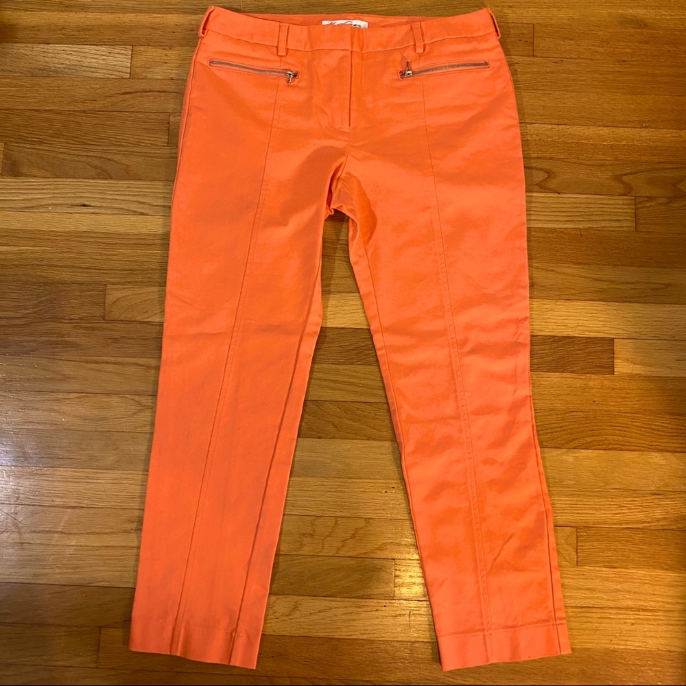 Kenneth Cole New York Orange Slacks size 10